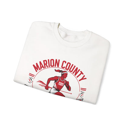 Adult Crewneck Sweatshirt \ Marion County Red Raiders Cross-Country \ MCCC2
