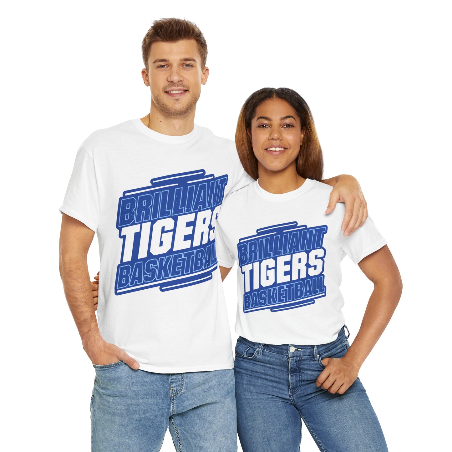 Adult Tee \ Brilliant Tigers Basketball \ BTBK2