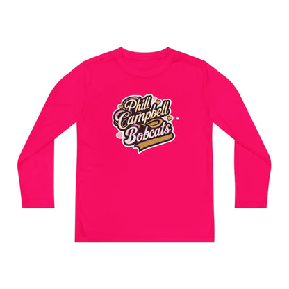 Youth Long Sleeve Tee \ Phill Campbell Bobcats \ PCBG1