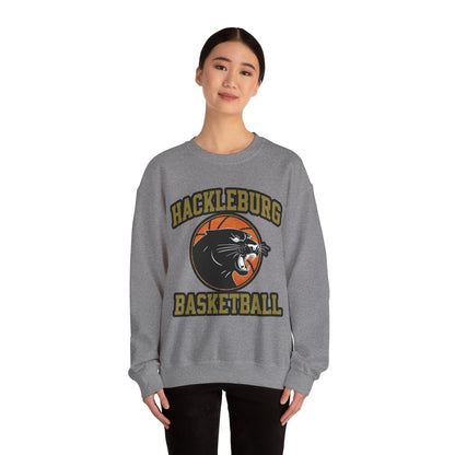 Adult Crewneck Sweatshirt \ Hackleburg Panther Basketball \ HPBK1