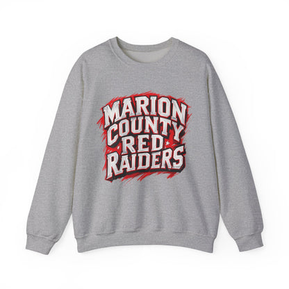 Adult Crewneck Sweatshirt \ Marion County Red Raiders \ MC1