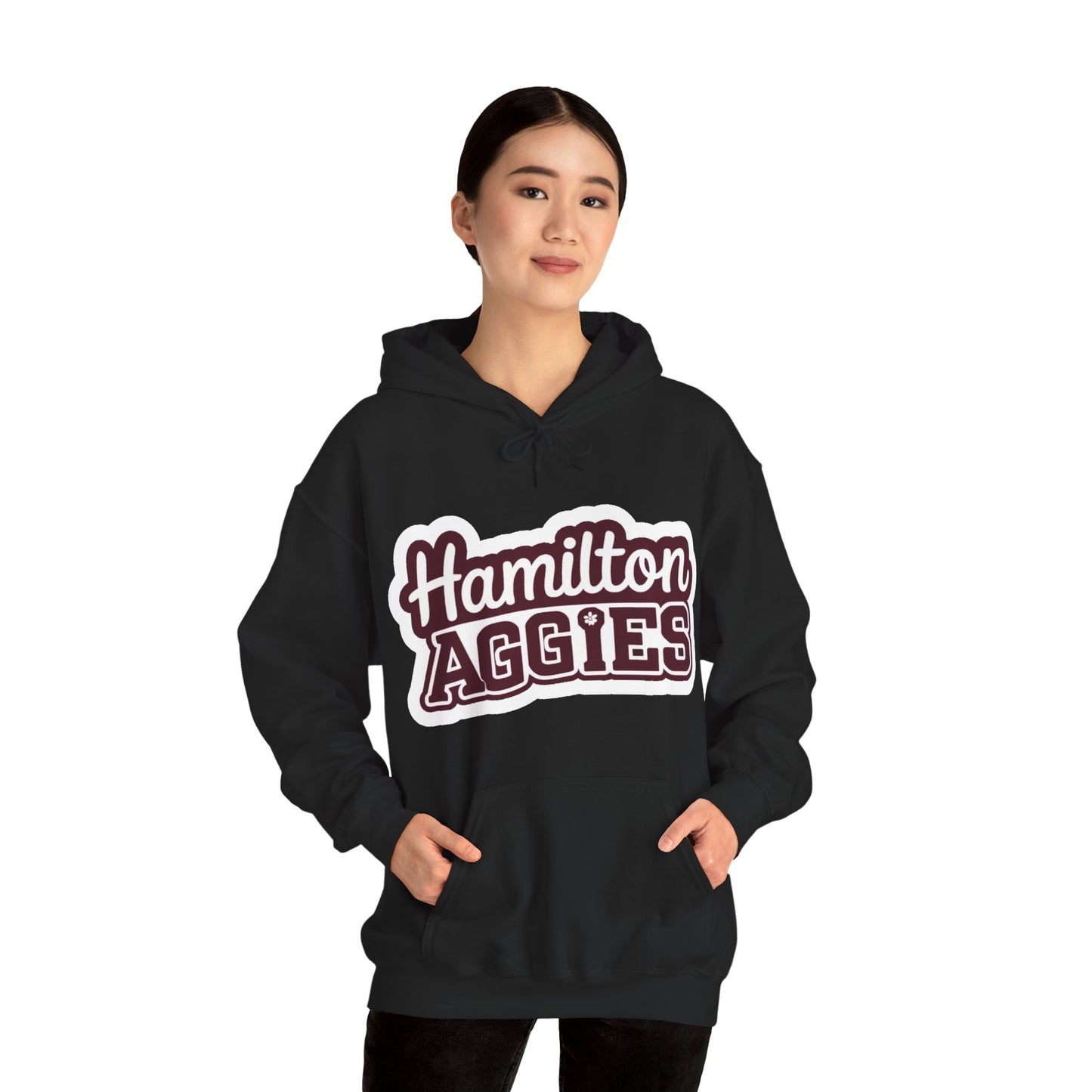Adult Hoodie Sweatshirt \ Hamilton Aggies \ HAG2