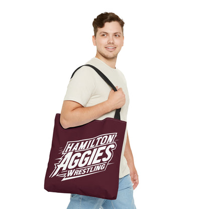Tote Bag \ Hamilton Aggies Wrestling \ HAW1