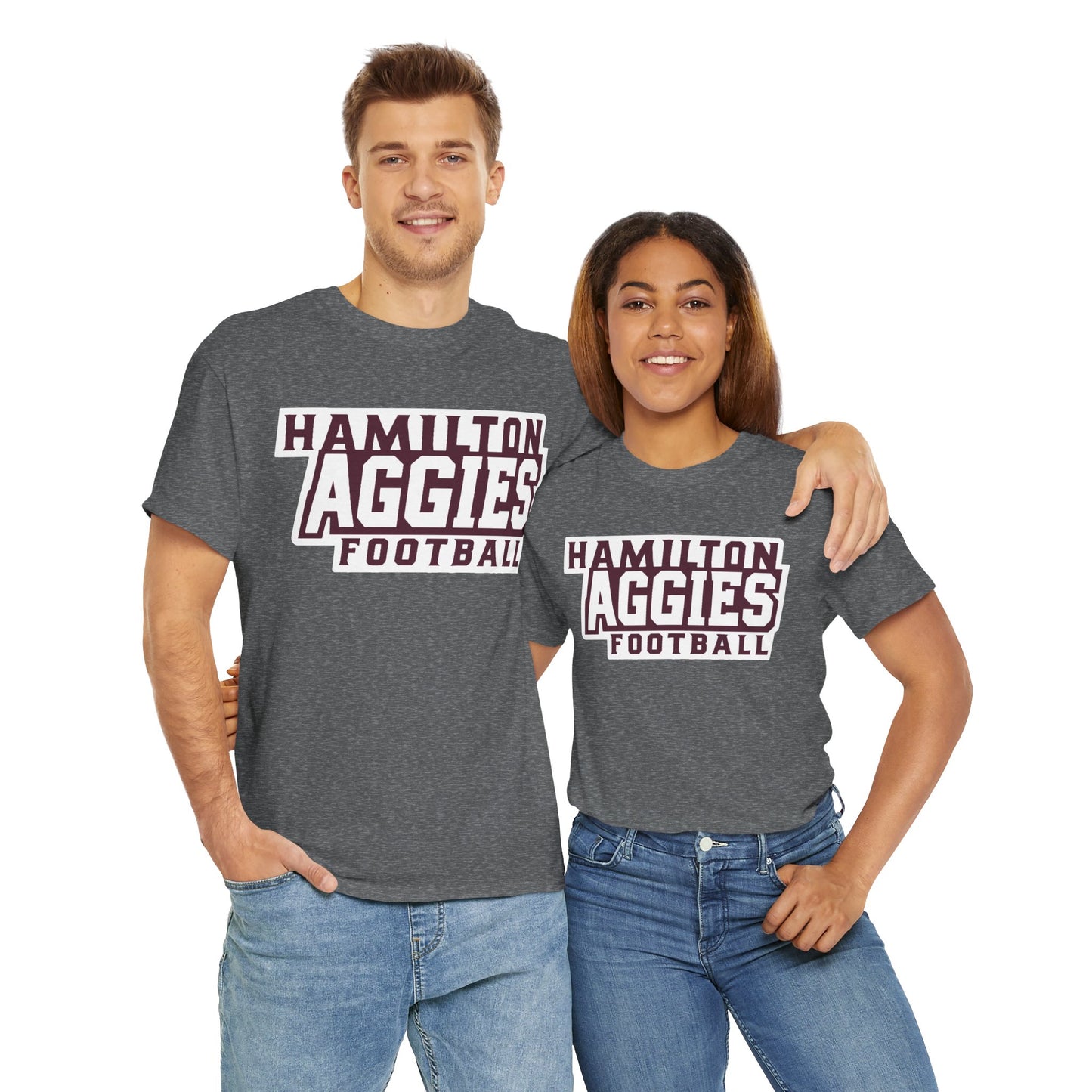 Adult Tee \ Hamilton Aggies Football \ HAF1