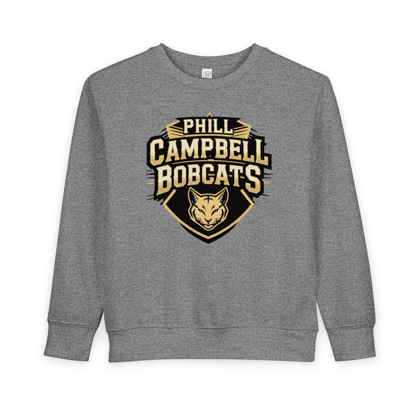 Toddler Crewneck Sweatshirt \ Phill Campbell Bobcats \ PCB1