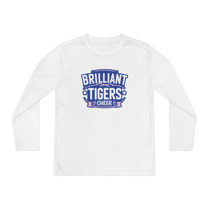 Youth Long Sleeve Tee \ Brilliant Tigers Cheer \ BTC2