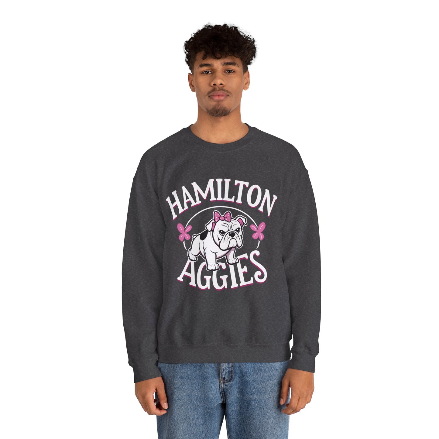 Adult Crewneck Sweatshirt \ Hamilton Aggies \ HAG4