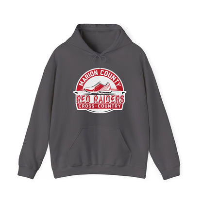 Adult Hoodie Sweatshirt \ Marion County Red Raiders Cross-Country \ MCCC1