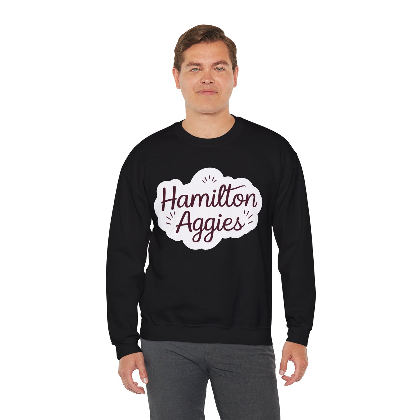 Adult Crewneck Sweatshirt \ Hamilton Aggies \ HAG1