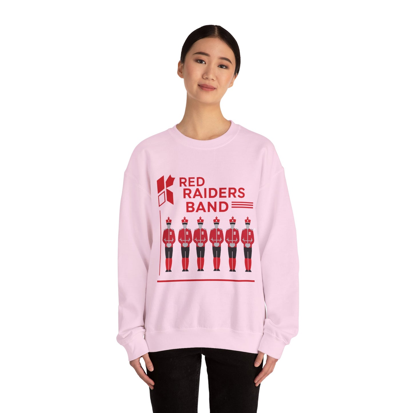 Adult Crewneck Sweatshirt \ Marion County Red Raiders Band \ MCB1