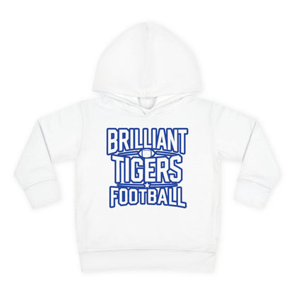 Toddler Hoodie Sweatshirt \ Brilliant Tigers Football \ BTF1