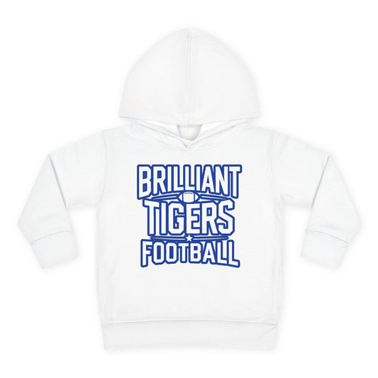 Toddler Hoodie Sweatshirt \ Brilliant Tigers Football \ BTF1