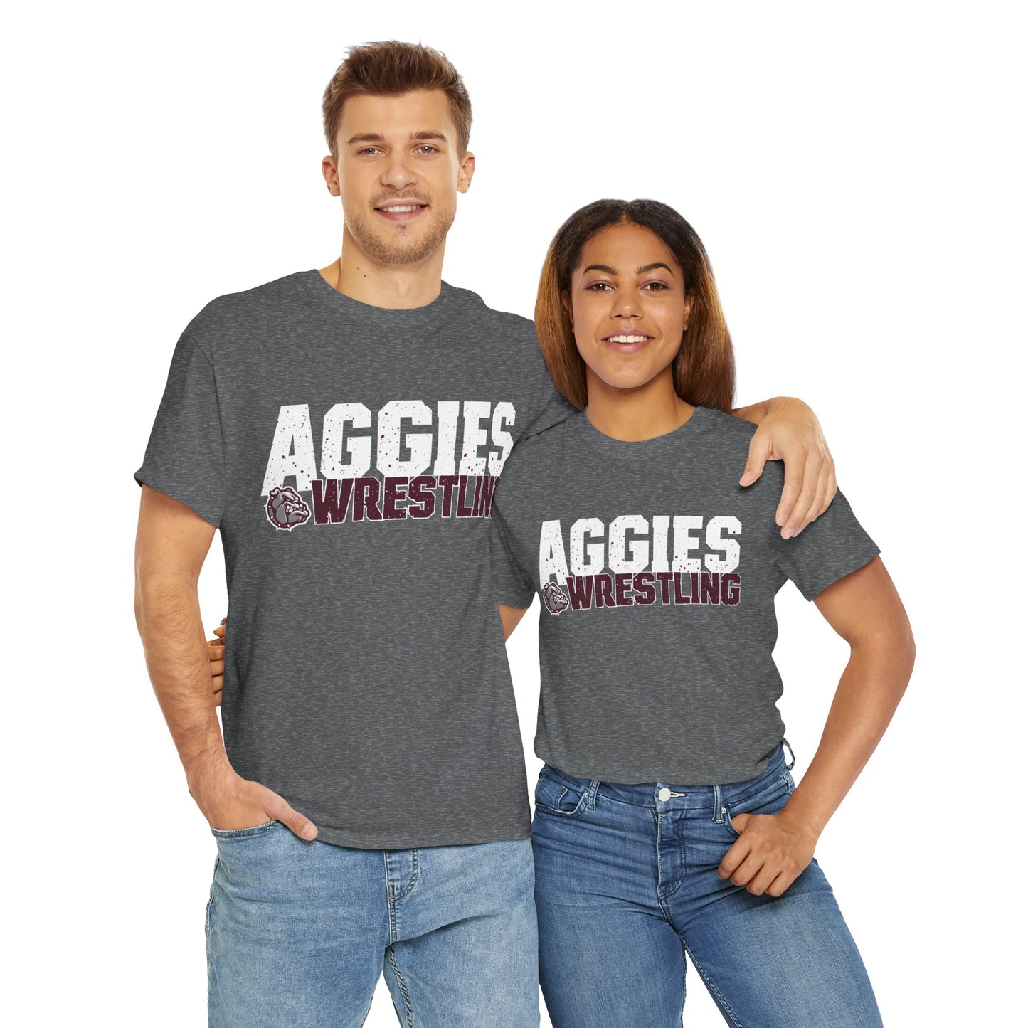 Adult Tee \ Hamilton Aggies Wrestling \ HAW3