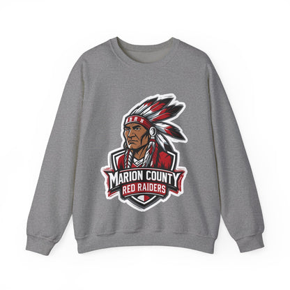 Adult Crewneck Sweatshirt \ Marion County Red Raiders \ MC2