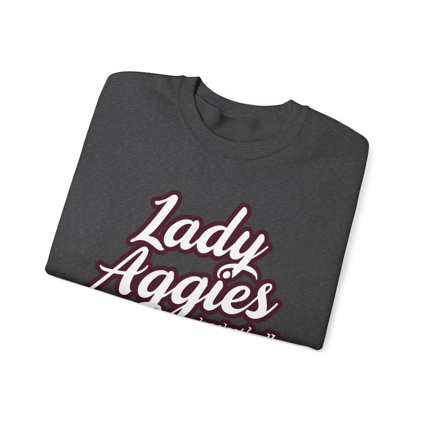 Adult Crewneck Sweatshirt \ Hamilton Aggies Basketball \ HABBG2
