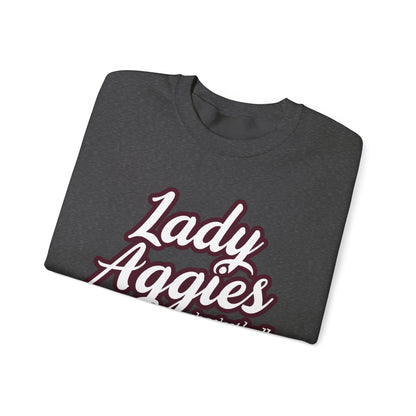 Adult Crewneck Sweatshirt \ Hamilton Aggies Basketball \ HABBG2