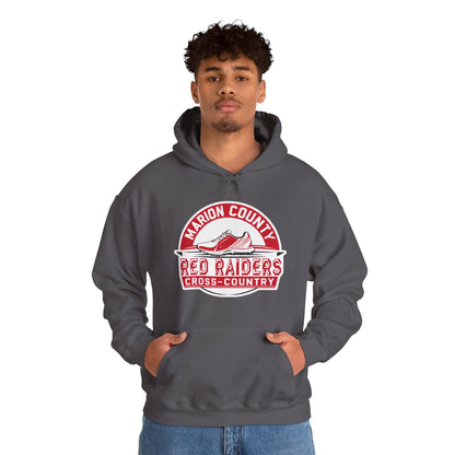 Adult Hoodie Sweatshirt \ Marion County Red Raiders Cross-Country \ MCCC1