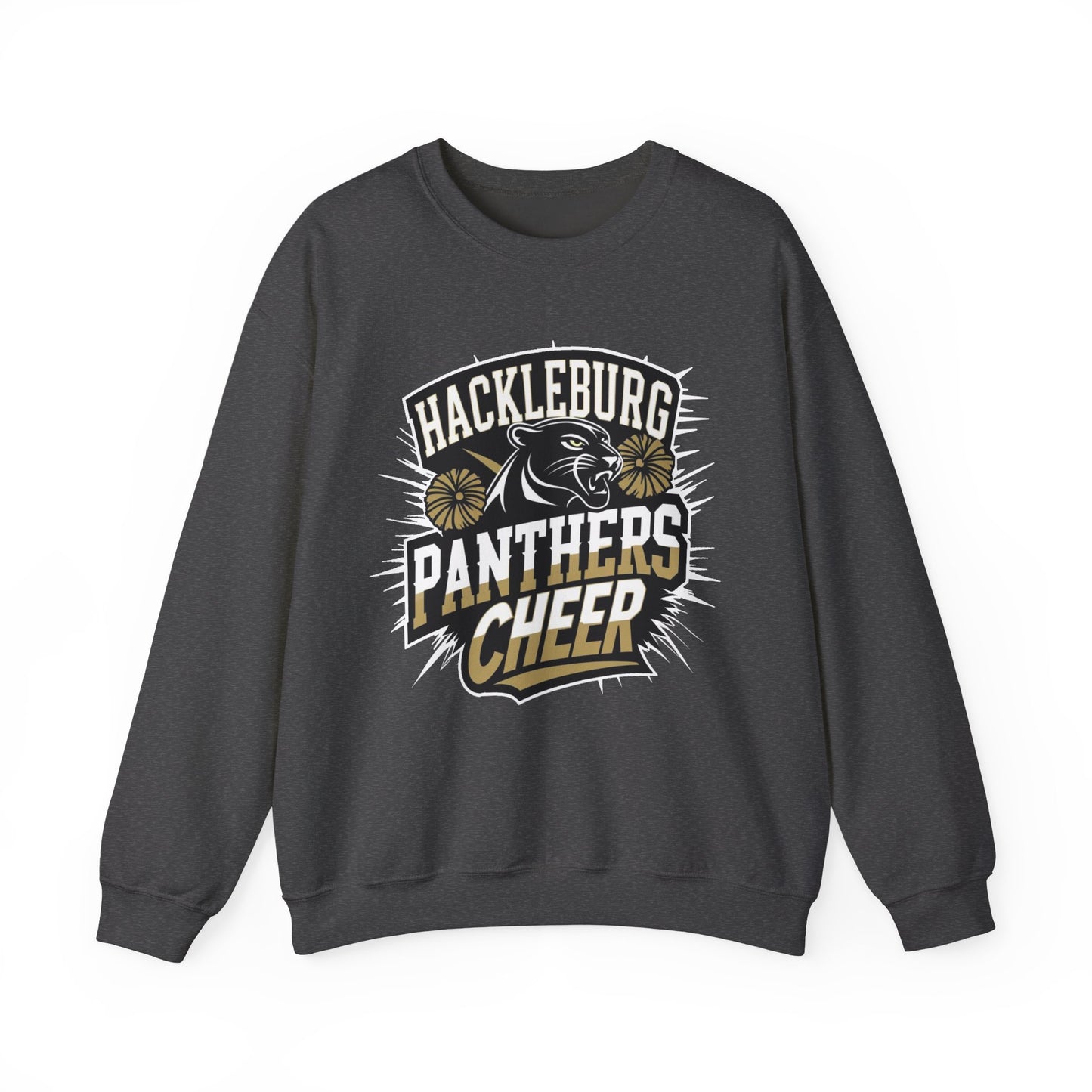 Adult Crewneck Sweatshirt \ Hackleburg Panthers Cheer \ HPC1
