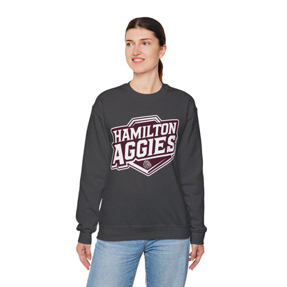 Adult Crewneck Sweatshirt \ Hamilton Aggies \ HA1