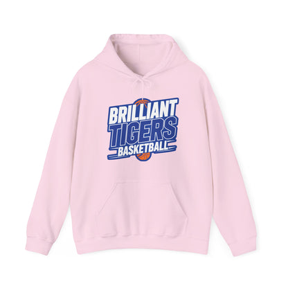 Adult Hoodie Sweatshirt \ Brilliant Tigers Basketball \ BTBK1