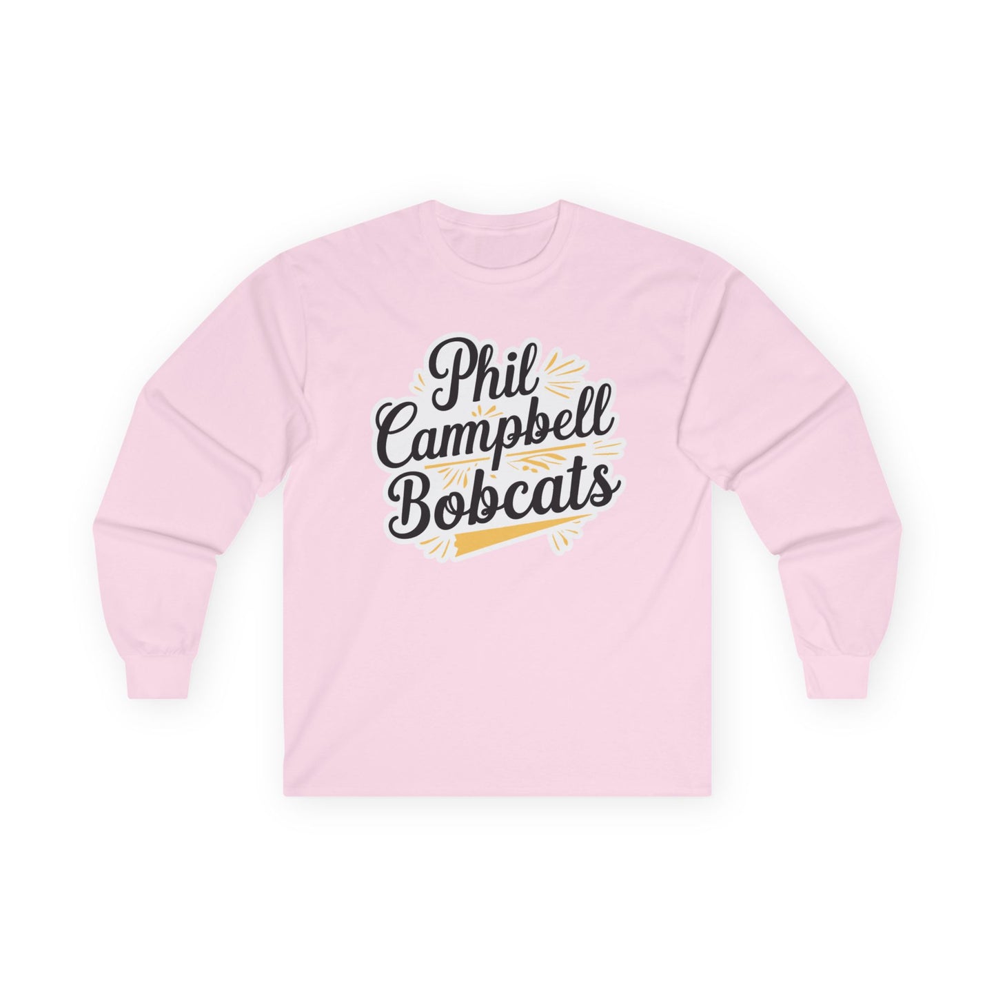 Adult Long Sleeve Tee \ Phil Campbell Bobcats \ PCBG2