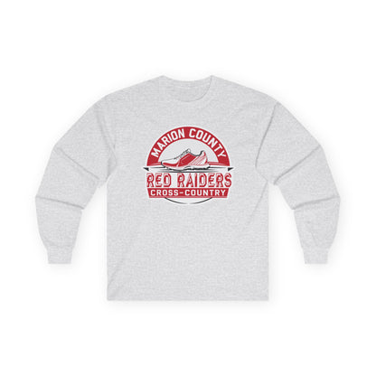 Adult Long Sleeve Tee \ Marion County Red Raiders Cross-Country \ MCCC1