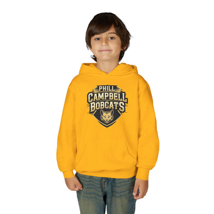 Youth Hoodie Sweatshirt \ Phill Campbell Bobcats \ PCB1