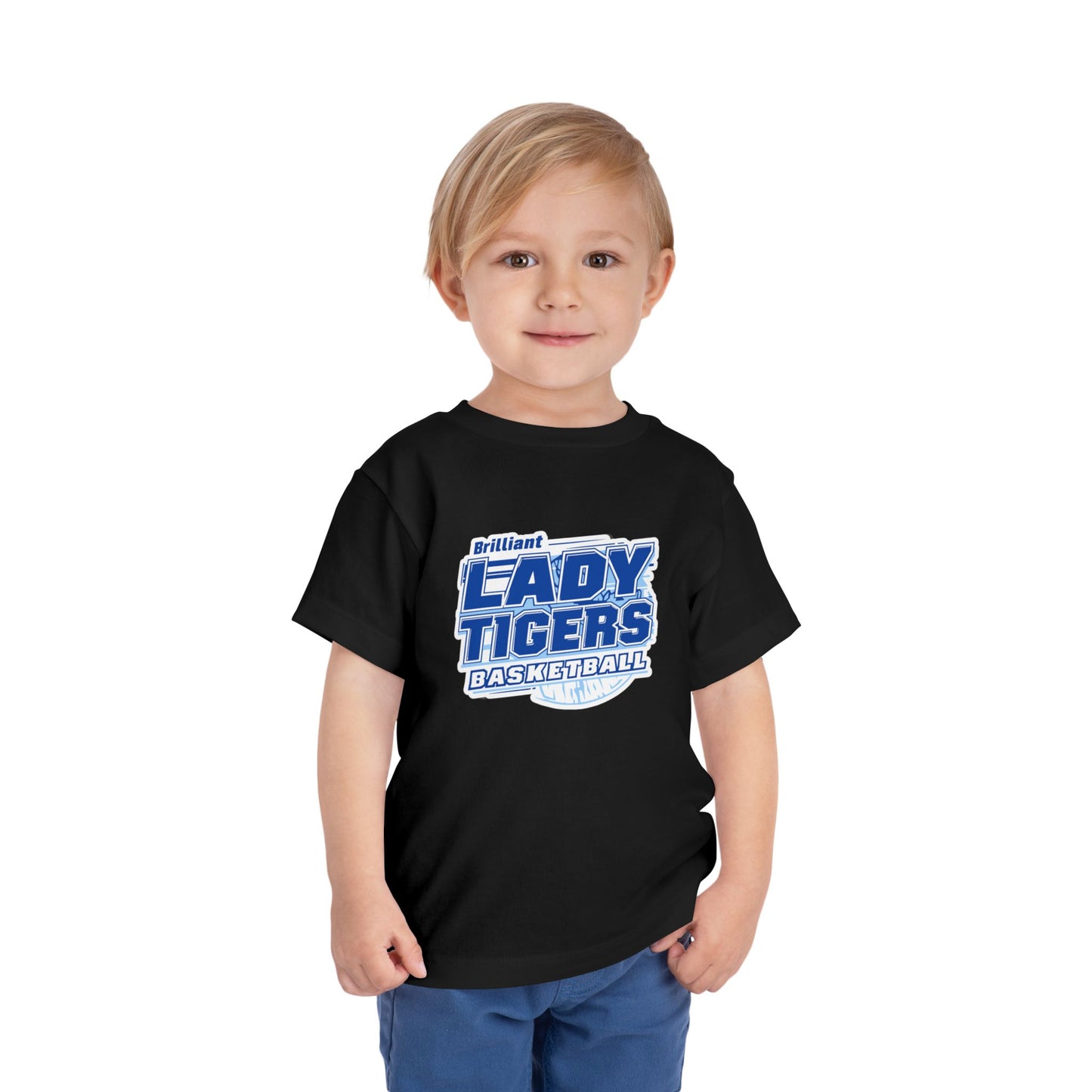 Toddler Tee \ Brilliant Tigers Basketball \ BTBKG2