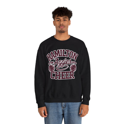 Adult Crewneck Sweatshirt \ Hamilton Aggies Cheer \ HAC2