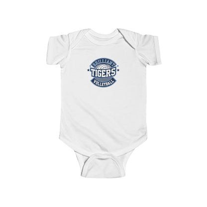 Short Sleeve Baby Bodysuit \ Brilliant Tigers Volleyball \ BTV1