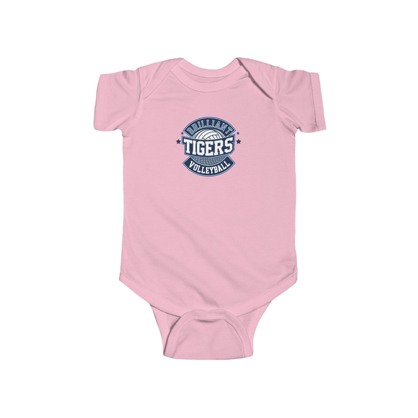 Short Sleeve Baby Bodysuit \ Brilliant Tigers Volleyball \ BTV1