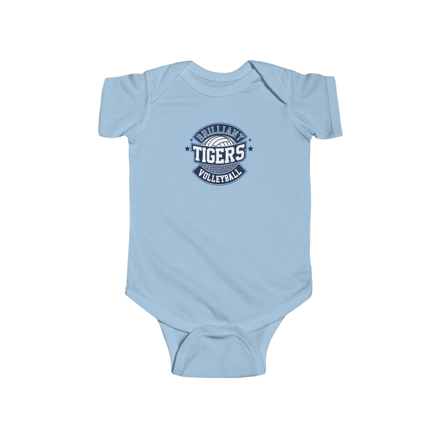 Short Sleeve Baby Bodysuit \ Brilliant Tigers Volleyball \ BTV1