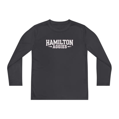 Youth Long Sleeve Tee \ Hamilton Aggies \ HA3