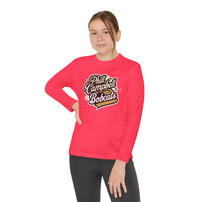 Youth Long Sleeve Tee \ Phill Campbell Bobcats \ PCBG1
