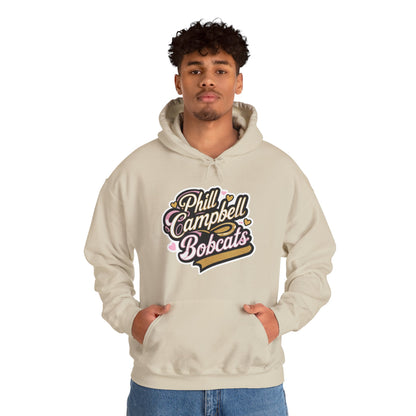 Adult Hoodie Sweatshirt \ Phill Campbell Bobcats \ PCBG1