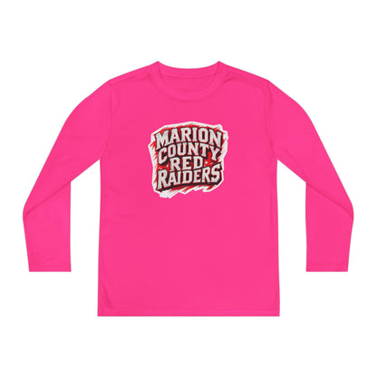 Youth Long Sleeve Tee \ Marion County Red Raiders \ MC1