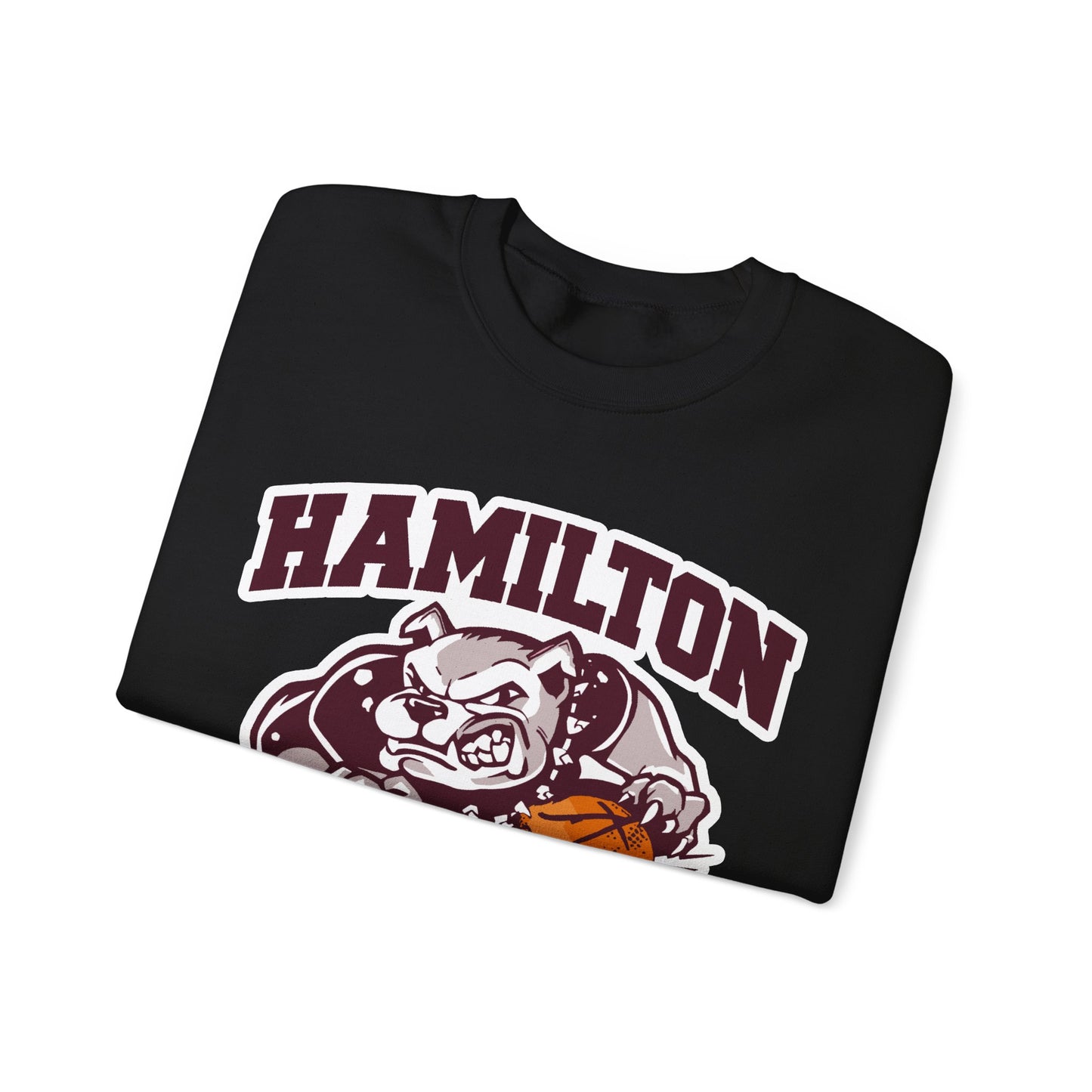Adult Crewneck Sweatshirt \ Hamilton Aggies Basketball \ HABB1