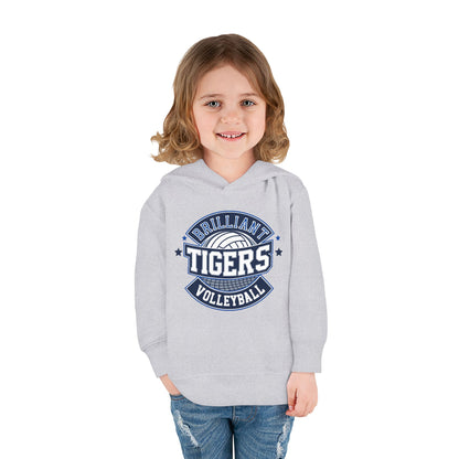 Toddler Hoodie Sweatshirt \ Brilliant Tigers Volleyball \ BTV1
