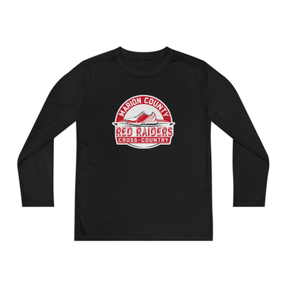 Youth Long Sleeve Tee \ Marion County Red Raiders Cross-Country \ MCCC1