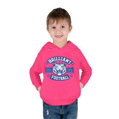 Toddler Hoodie Sweatshirt \ Brilliant Tigers Football \ BTF2
