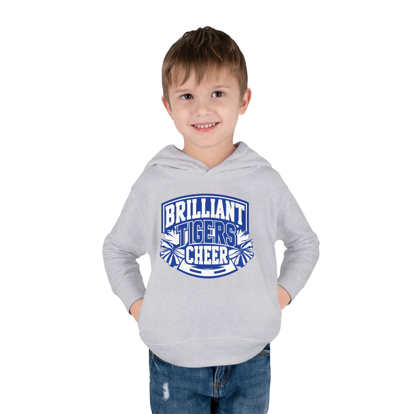 Toddler Hoodie Sweatshirt \ Brilliant Tigers Cheer \ BTC1