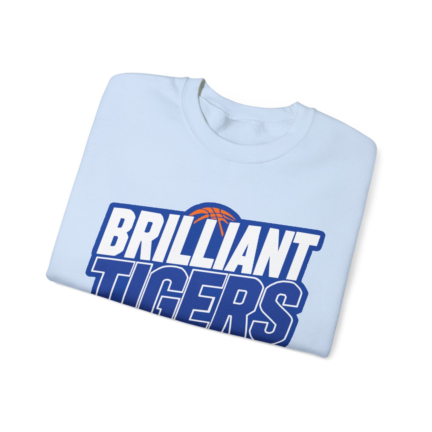 Adult Crewneck Sweatshirt \ Brilliant Tigers Basketball \ BTBK1