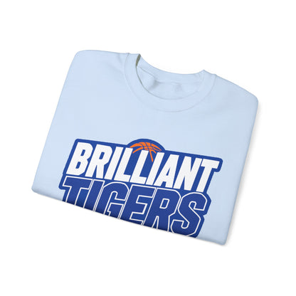 Adult Crewneck Sweatshirt \ Brilliant Tigers Basketball \ BTBK1
