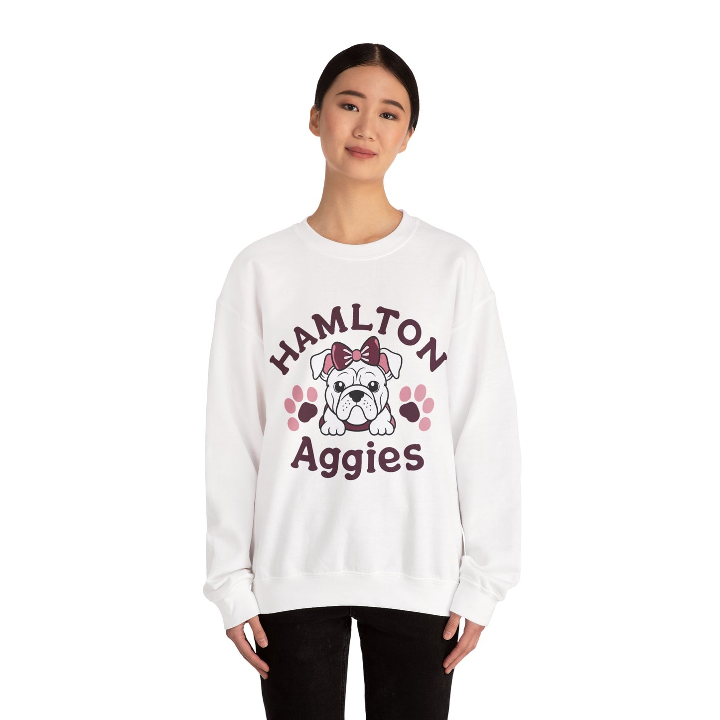 Adult Crewneck Sweatshirt \ Hamilton Aggies \ HAG3
