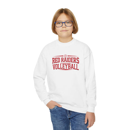 Youth Crewneck Sweatshirt \ Marion County Red Raiders Volleyball \ MCV2