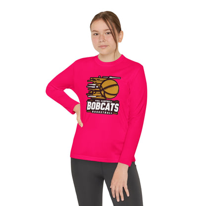 Youth Long Sleeve Tee \ Phil Campbell Bobcats Basketball \ PCBBK2