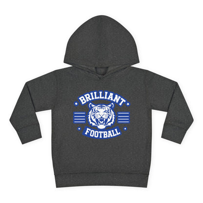 Toddler Hoodie Sweatshirt \ Brilliant Tigers Football \ BTF2