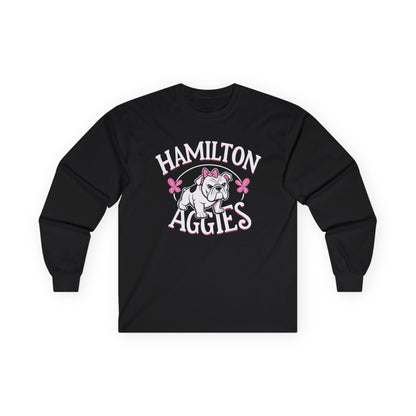 Adult Long Sleeve Tee \ Hamilton Aggies \ HAG4