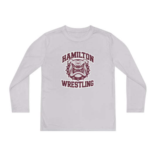 Youth Long Sleeve Tee \ Hamilton Aggies Wrestling \ HAW2