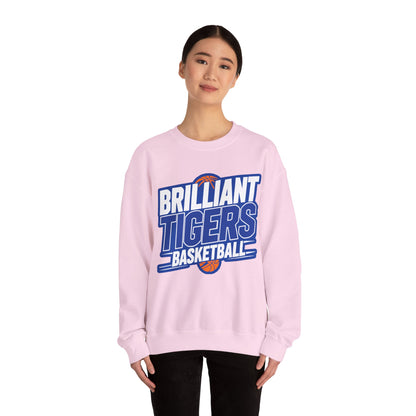 Adult Crewneck Sweatshirt \ Brilliant Tigers Basketball \ BTBK1
